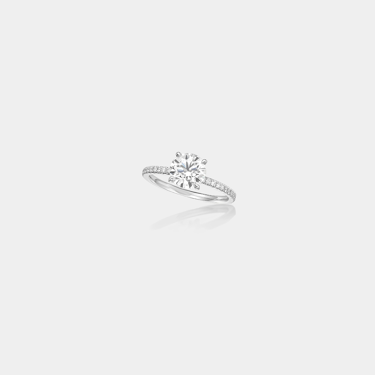 Alpha Series 08 Round Diamond Stacking Rings