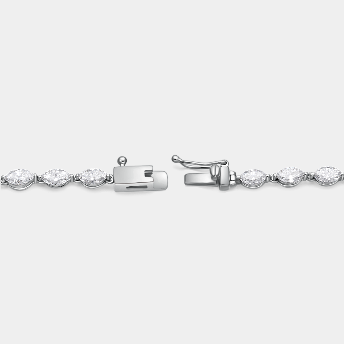 Alpha Series 11 Marquise Diamond Tennis Bracelet