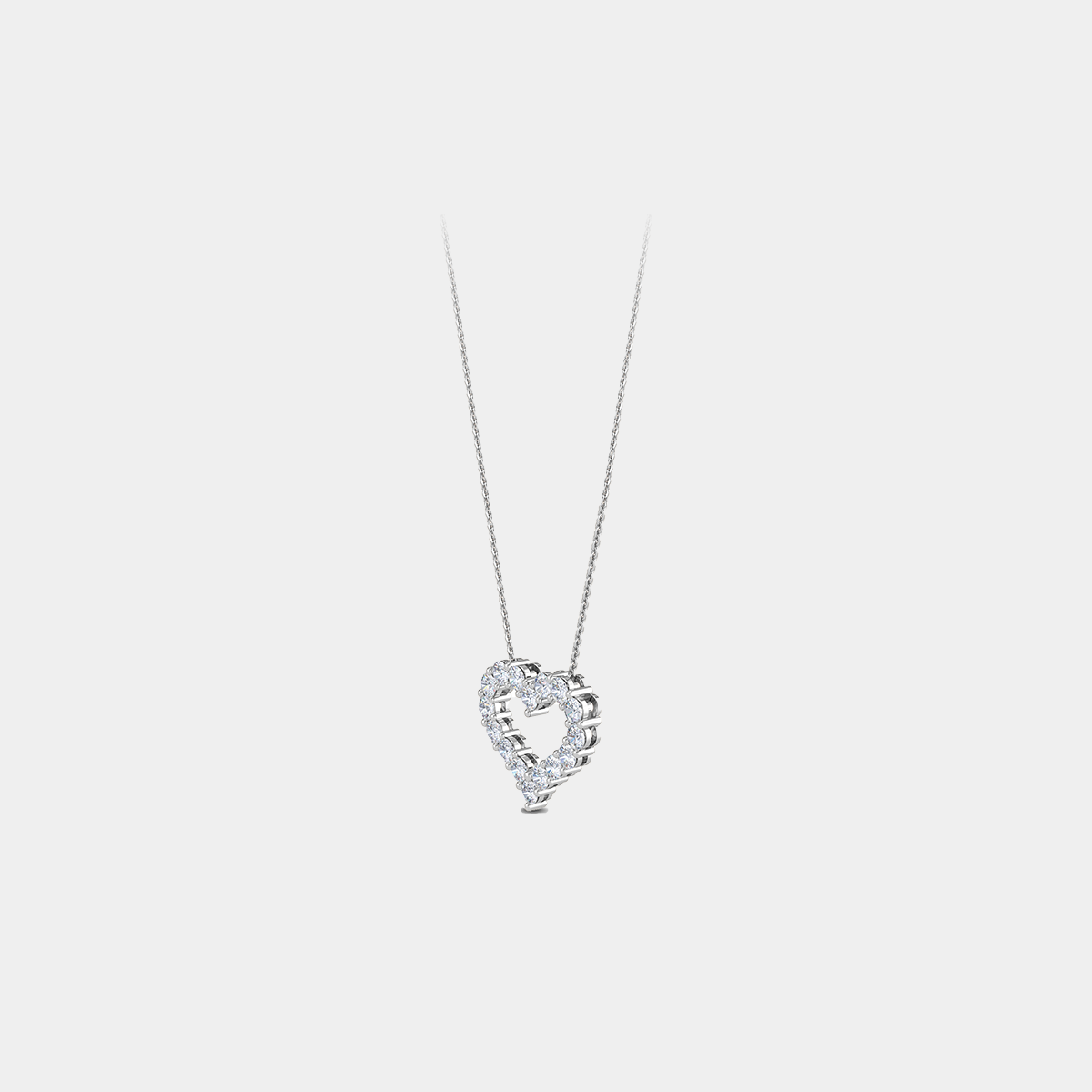 Others Series 02 Heart Shape Diamond Necklace