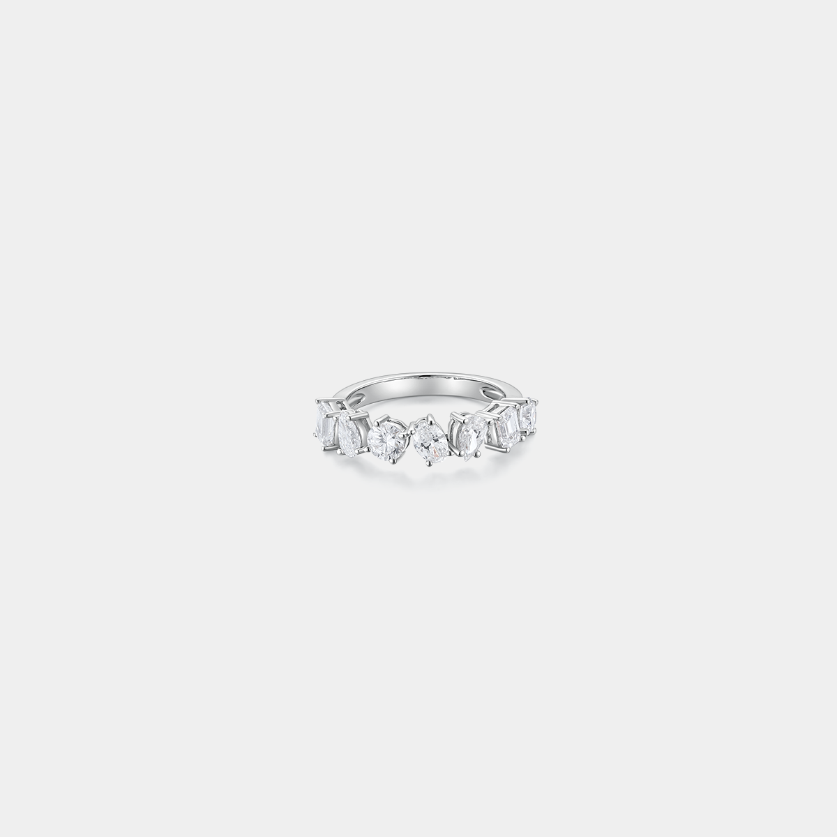 You & Me Series 02 Mixed Cut Diamond Ring