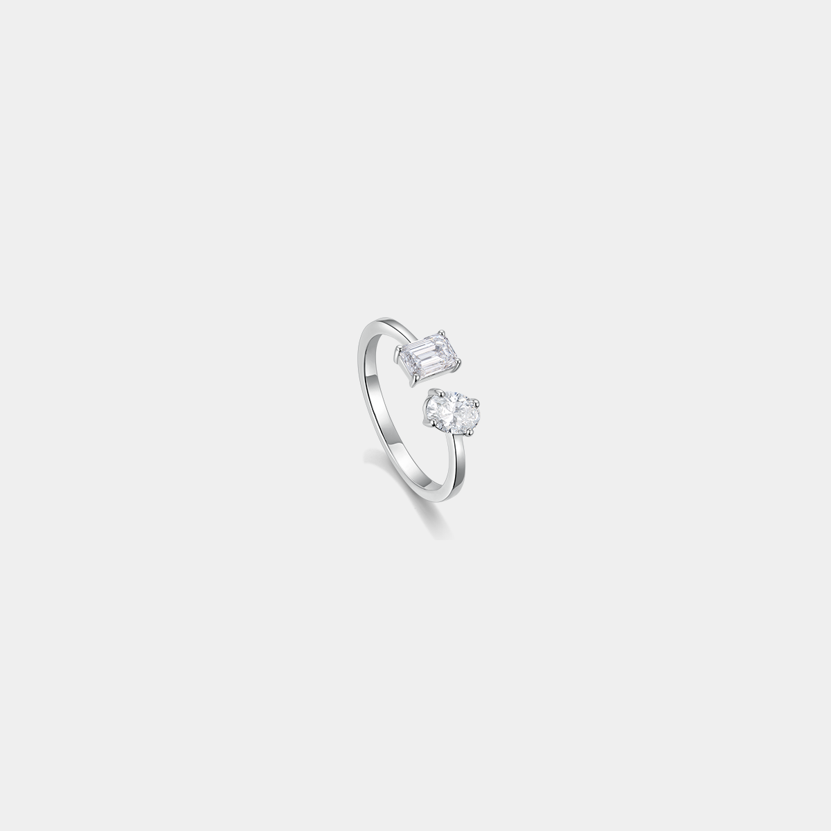 You & Me Series 03 Two Stone Diamond Ring