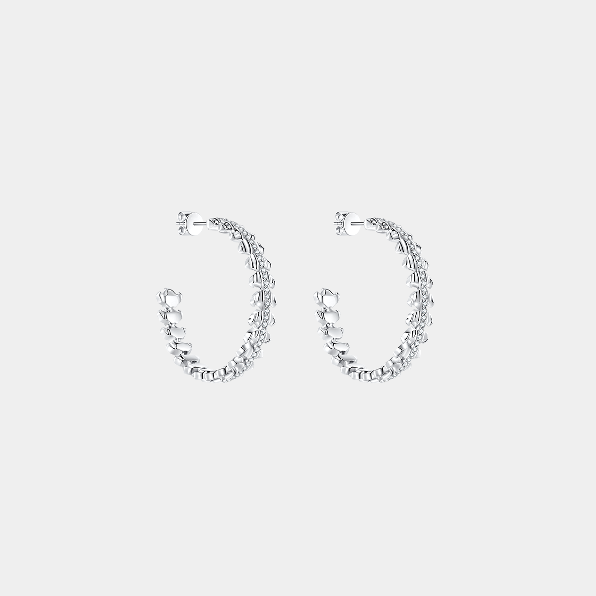 Aura Deed Series Earrings 1 Full Diamond Earrings