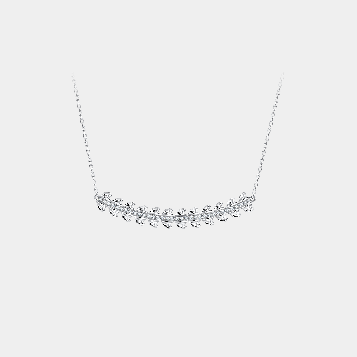 Aura Deed Series Necklace 1 Full Diamond Necklace (Smiling)