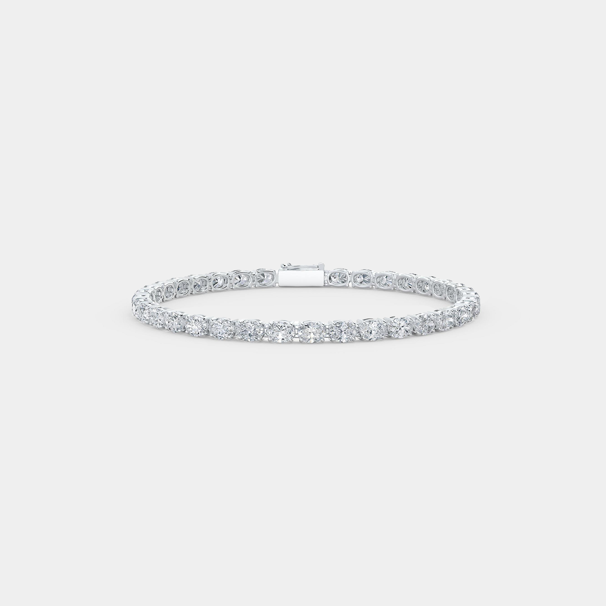 Alpha Series 12 Oval Diamond Bracelet