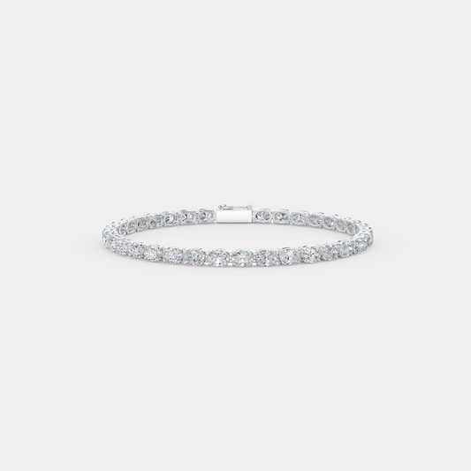 Alpha Series 12 Oval Diamond Bracelet