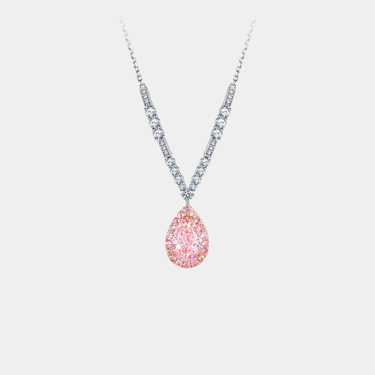 Master Series Pink Diamond 03 Huxin Mirror - Necklace HUTT LAGOON