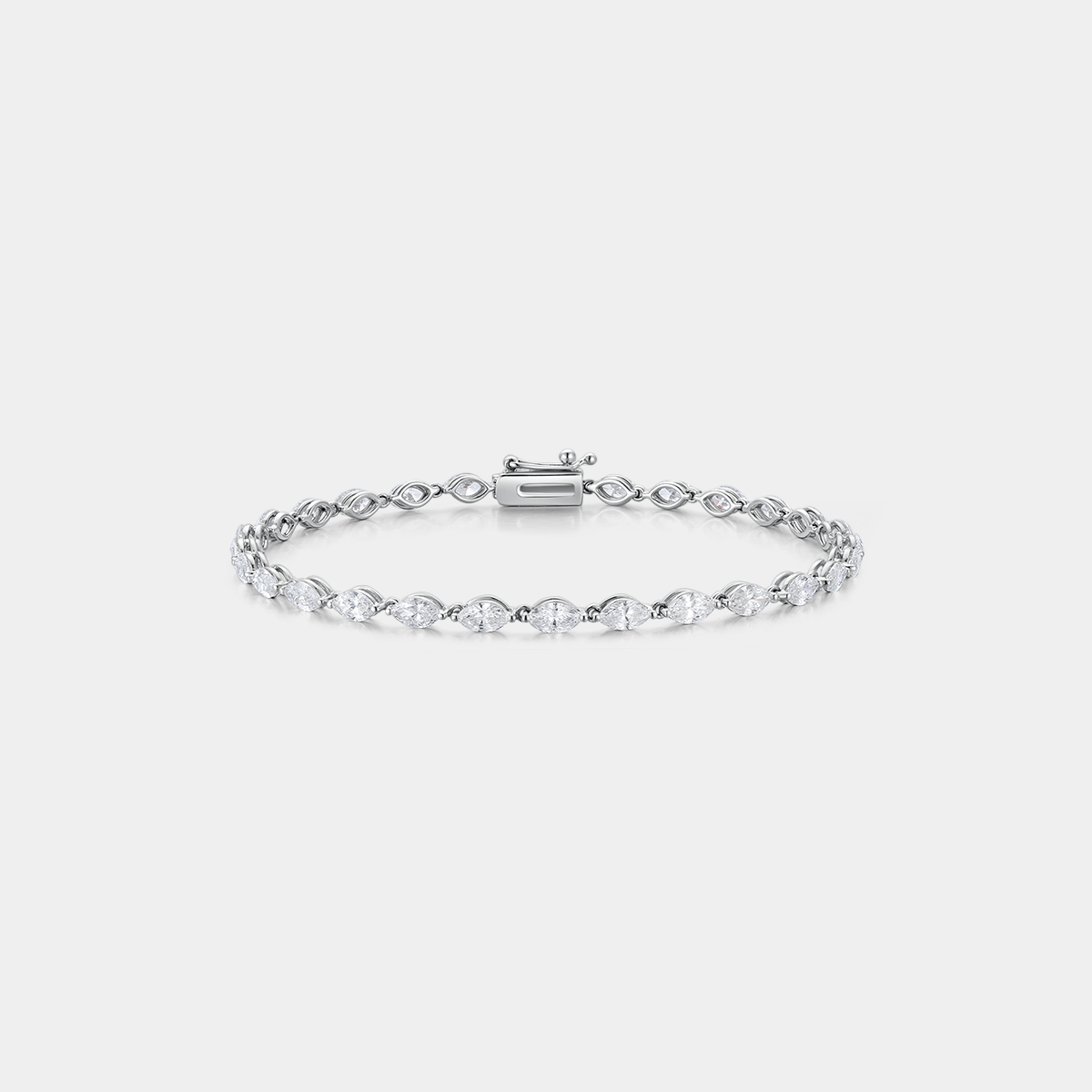 Alpha Series 11 Marquise Diamond Tennis Bracelet