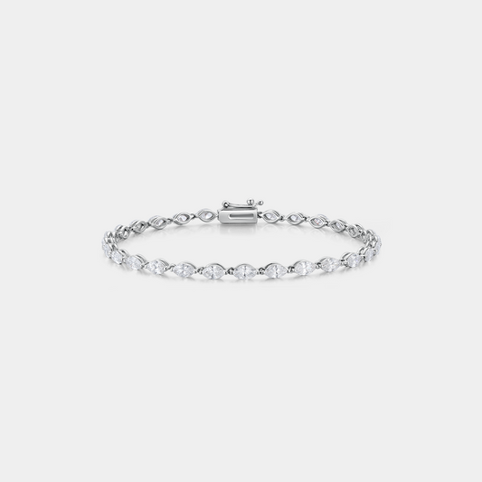 Alpha Series 11 Marquise Diamond Tennis Bracelet