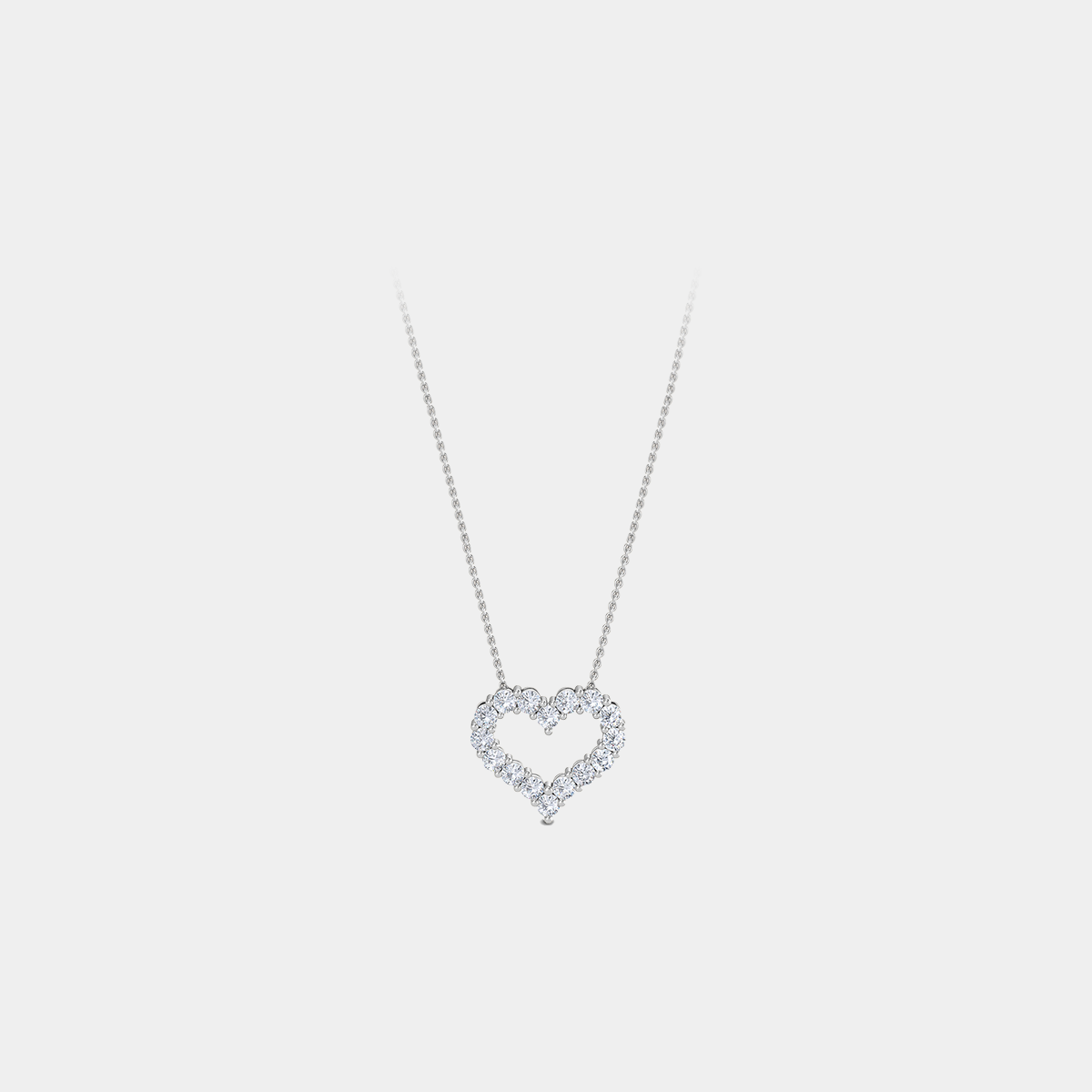 Others Series 02 Heart Shape Diamond Necklace