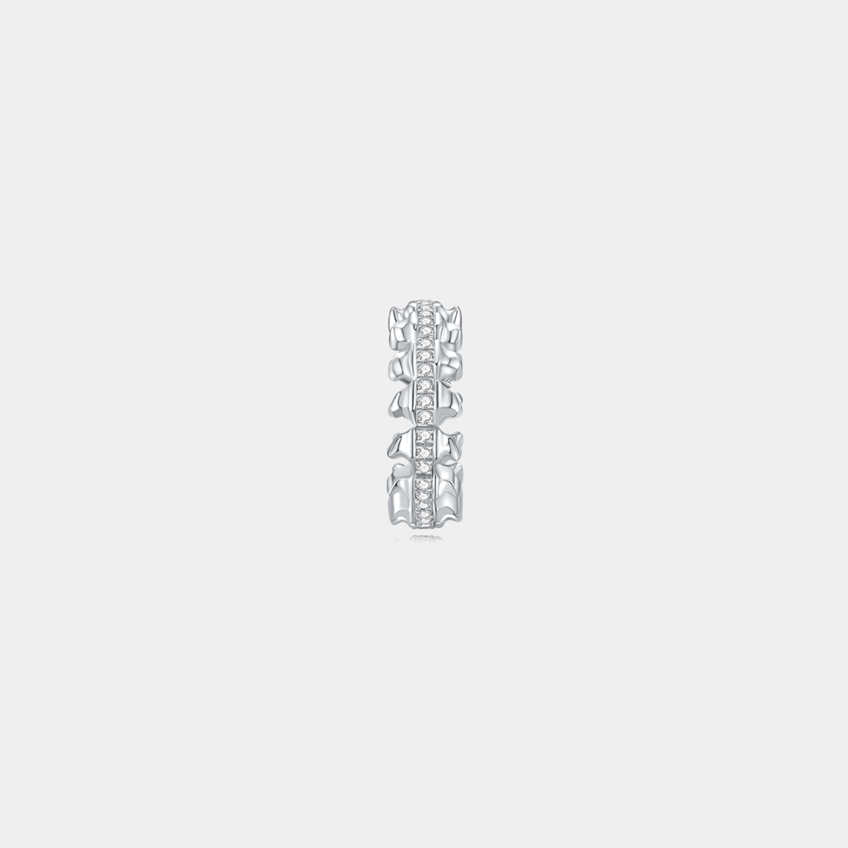 Aura Deed Series Ring 01 Full Diamond Ring - K White